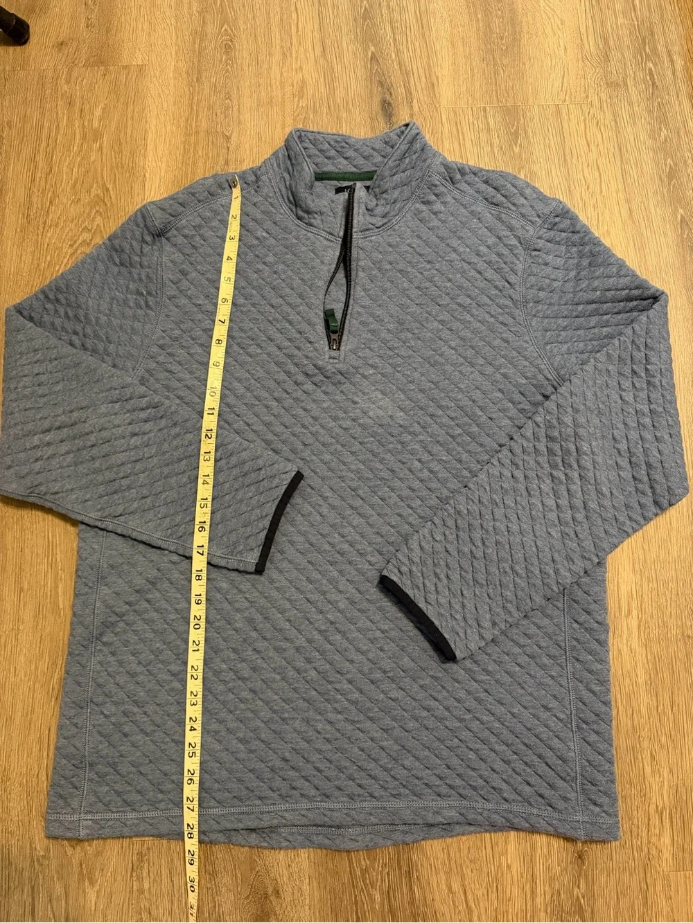 J.Crew Men’s Quilted Quarter-Zip Large